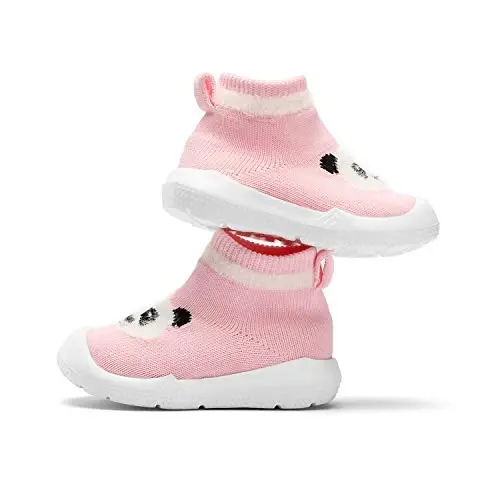 Engtoy Baby Shoes & Socks - Non-Slip Breathable Slippers with Soft Rubber Sole - Baby Boys & Girls Slip On Sneakers - 3