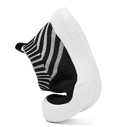 Engtoy Baby Shoes & Socks - Non-Slip Breathable Slippers with Soft Rubber Sole - Baby Boys & Girls Slip On Sneakers - 4