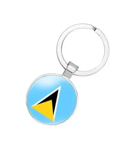 EnigmaGlow World Most Countries Flag Keyring Key Chain Zinc Alloy Keychains Daily Keychain Home Car Keys for Men Women - ENIGMAGLOW