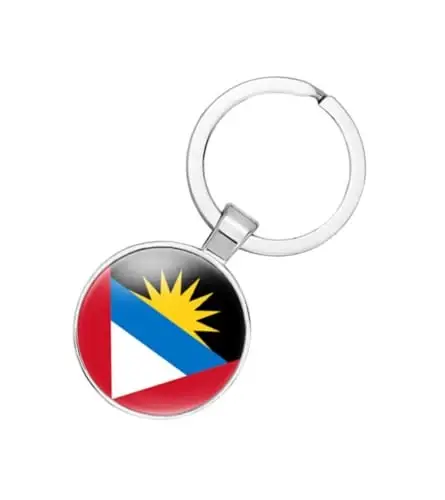 EnigmaGlow World Most Countries Flag Keyring Key Chain Zinc Alloy Keychains Daily Keychain Home Car Keys for Men Women - 1