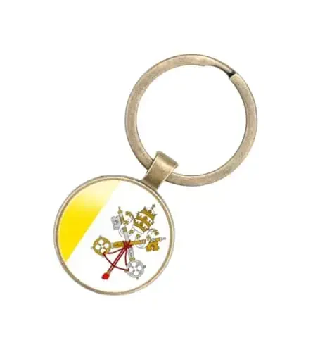 EnigmaGlow World Most Countries Flag Keyring Key Chain Zinc Alloy Keychains Daily Keychain Home Car Keys for Men Women - 1