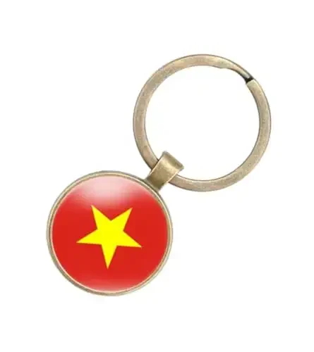 EnigmaGlow World Most Countries Flag Keyring Key Chain Zinc Alloy Keychains Daily Keychain Home Car Keys for Men Women 