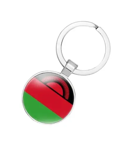 EnigmaGlow World Most Countries Flag Keyring Key Chain Zinc Alloy Keychains Daily Keychain Home Car Keys for Men Women 