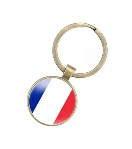 EnigmaGlow World Most Countries Flag Keyring Key Chain Zinc Alloy Keychains Daily Keychain Home Car Keys for Men Women - ENIGMAGLOW