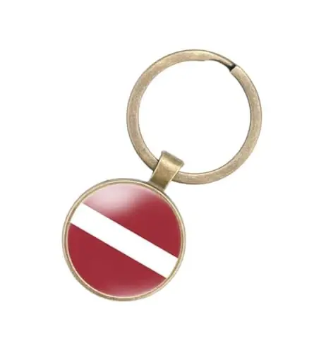 EnigmaGlow World Most Countries Flag Keyring Key Chain Zinc Alloy Keychains Daily Keychain Home Car Keys for Men Women - 1