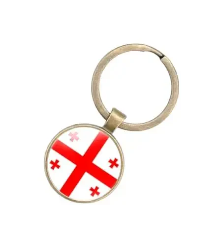 EnigmaGlow World Most Countries Flag Keyring Key Chain Zinc Alloy Keychains Daily Keychain Home Car Keys for Men Women - 1