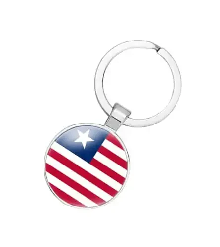 EnigmaGlow World Most Countries Flag Keyring Key Chain Zinc Alloy Keychains Daily Keychain Home Car Keys for Men Women - 1