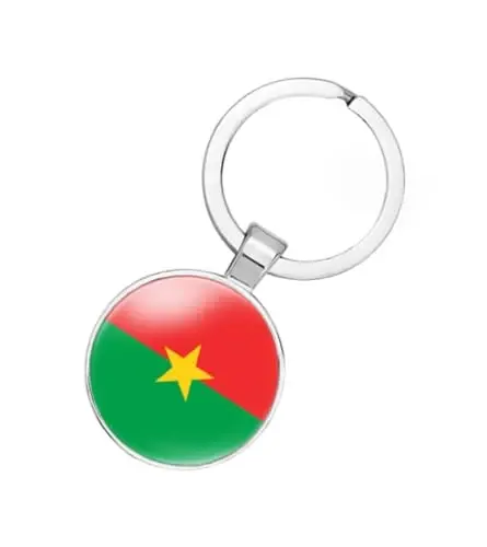 EnigmaGlow World Most Countries Flag Keyring Key Chain Zinc Alloy Keychains Daily Keychain Home Car Keys for Men Women - 1