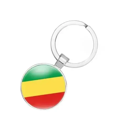 EnigmaGlow World Most Countries Flag Keyring Key Chain Zinc Alloy Keychains Daily Keychain Home Car Keys for Men Women 