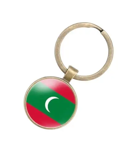 EnigmaGlow World Most Countries Flag Keyring Key Chain Zinc Alloy Keychains Daily Keychain Home Car Keys for Men Women - 1