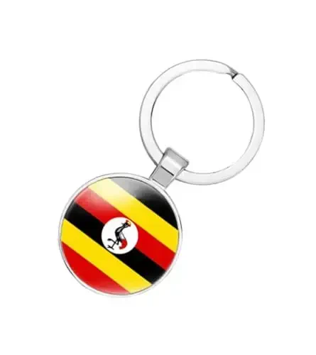 EnigmaGlow World Most Countries Flag Keyring Key Chain Zinc Alloy Keychains Daily Keychain Home Car Keys for Men Women 