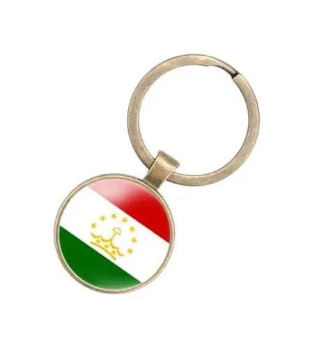 EnigmaGlow World Most Countries Flag Keyring Key Chain Zinc Alloy Keychains Daily Keychain Home Car Keys for Men Women 