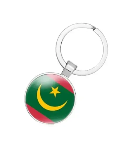 EnigmaGlow World Most Countries Flag Keyring Key Chain Zinc Alloy Keychains Daily Keychain Home Car Keys for Men Women - ENIGMAGLOW
