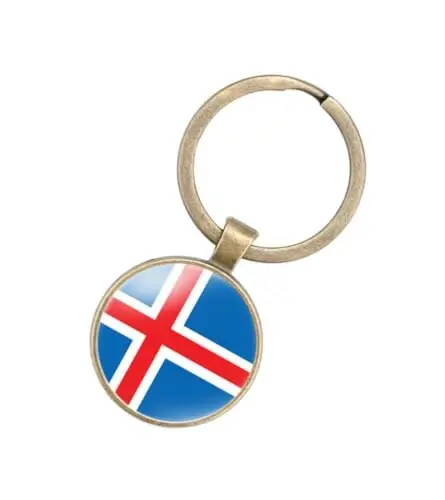 EnigmaGlow World Most Countries Flag Keyring Key Chain Zinc Alloy Keychains Daily Keychain Home Car Keys for Men Women - 1