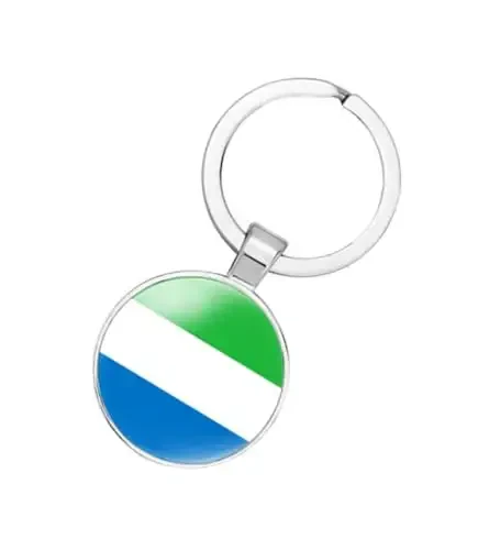 EnigmaGlow World Most Countries Flag Keyring Key Chain Zinc Alloy Keychains Daily Keychain Home Car Keys for Men Women 