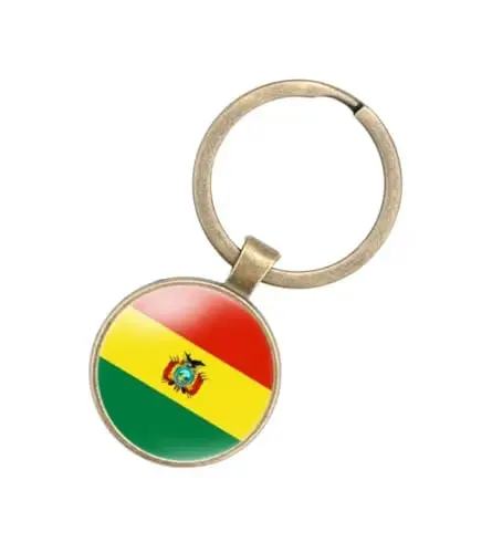 EnigmaGlow World Most Countries Flag Keyring Key Chain Zinc Alloy Keychains Daily Keychain Home Car Keys for Men Women - 1