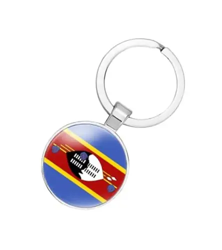 EnigmaGlow World Most Countries Flag Keyring Key Chain Zinc Alloy Keychains Daily Keychain Home Car Keys for Men Women - 1
