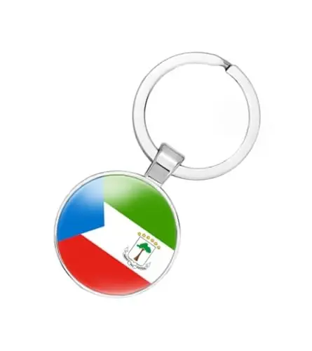 EnigmaGlow World Most Countries Flag Keyring Key Chain Zinc Alloy Keychains Daily Keychain Home Car Keys for Men Women 