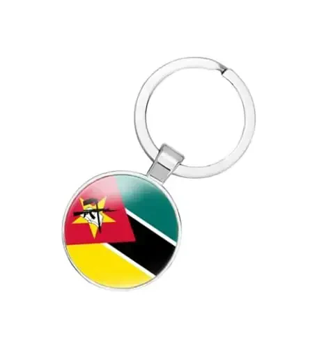 EnigmaGlow World Most Countries Flag Keyring Key Chain Zinc Alloy Keychains Daily Keychain Home Car Keys for Men Women 