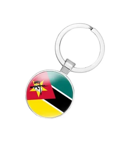 EnigmaGlow World Most Countries Flag Keyring Key Chain Zinc Alloy Keychains Daily Keychain Home Car Keys for Men Women - 1