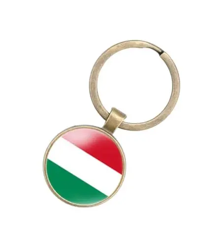 EnigmaGlow World Most Countries Flag Keyring Key Chain Zinc Alloy Keychains Daily Keychain Home Car Keys for Men Women 
