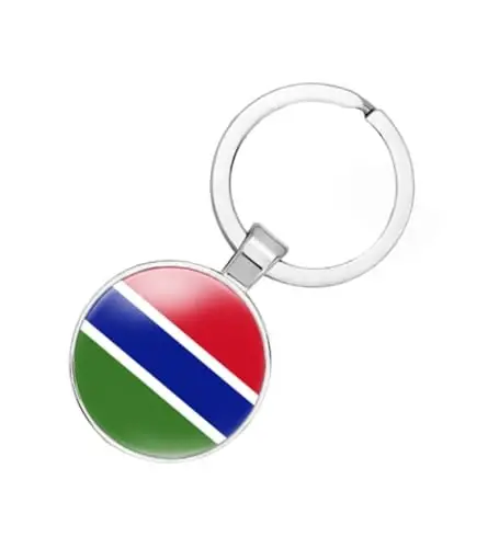 EnigmaGlow World Most Countries Flag Keyring Key Chain Zinc Alloy Keychains Daily Keychain Home Car Keys for Men Women - 1