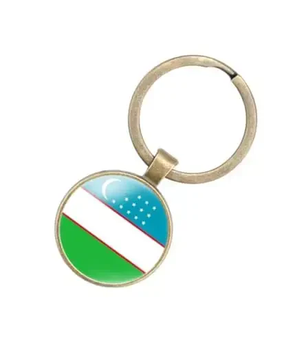 EnigmaGlow World Most Countries Flag Keyring Key Chain Zinc Alloy Keychains Daily Keychain Home Car Keys for Men Women - 1