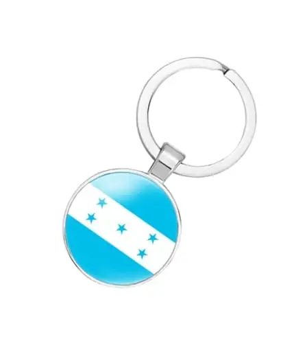 EnigmaGlow World Most Countries Flag Keyring Key Chain Zinc Alloy Keychains Daily Keychain Home Car Keys for Men Women - 1
