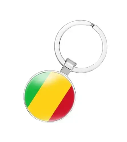 EnigmaGlow World Most Countries Flag Keyring Kalit Zanjiri Sink Qotishmasi Kalit Zanjirlari Kundalik Kalit Zanjiri Erkaklar Ayollar uchun Uy Avtomobil Kalitlari 