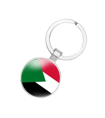 EnigmaGlow World Most Countries Flag Keyring Key Chain Zinc Alloy Keychains Daily Keychain Home Car Keys for Men Women - 1