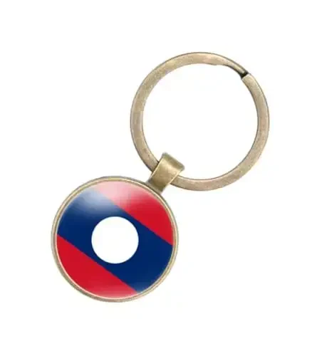 EnigmaGlow World Most Countries Flag Keyring Key Chain Zinc Alloy Keychains Daily Keychain Home Car Keys for Men Women - ENIGMAGLOW