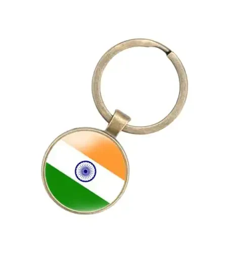 EnigmaGlow World Most Countries Flag Keyring Key Chain Zinc Alloy Keychains Daily Keychain Home Car Keys for Men Women 
