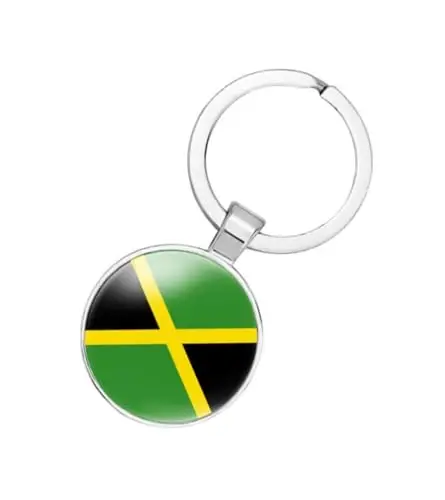 EnigmaGlow World Most Countries Flag Keyring Key Chain Zinc Alloy Keychains Daily Keychain Home Car Keys for Men Women 