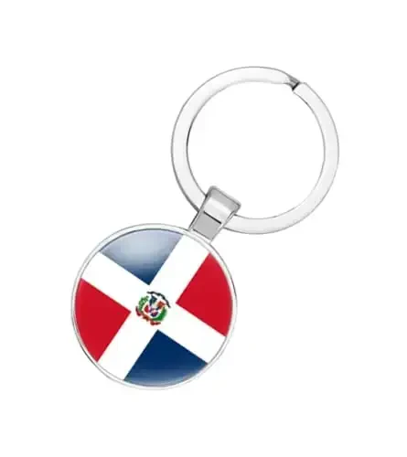 EnigmaGlow World Most Countries Flag Keyring Key Chain Zinc Alloy Keychains Daily Keychain Home Car Keys for Men Women 