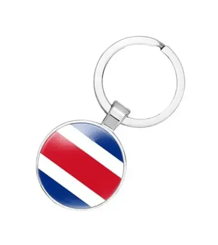 EnigmaGlow World Most Countries Flag Keyring Key Chain Zinc Alloy Keychains Daily Keychain Home Car Keys for Men Women - 1