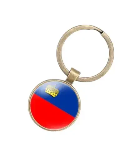 EnigmaGlow World Most Countries Flag Keyring Key Chain Zinc Alloy Keychains Daily Keychain Home Car Keys for Men Women - 1