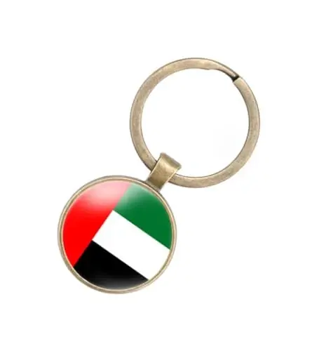 EnigmaGlow World Most Countries Flag Keyring Key Chain Zinc Alloy Keychains Daily Keychain Home Car Keys for Men Women 