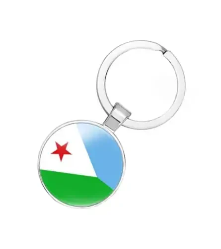 EnigmaGlow World Most Countries Flag Keyring Key Chain Zinc Alloy Keychains Daily Keychain Home Car Keys for Men Women 