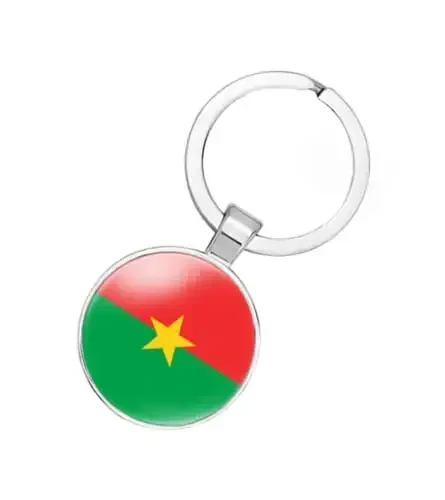 EnigmaGlow World Most Countries Flag Keyring Key Chain Zinc Alloy Keychains Daily Keychain Home Car Keys for Men Women - ENIGMAGLOW