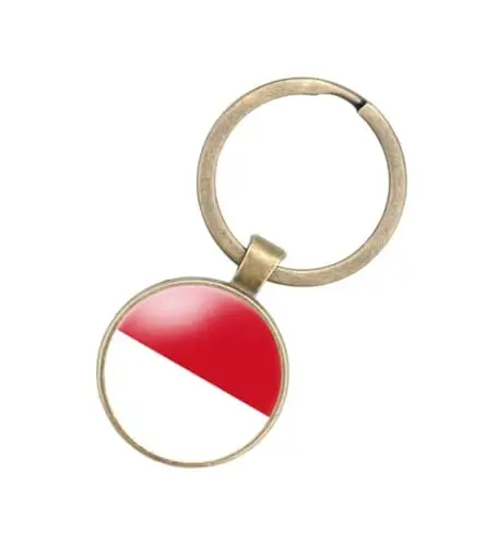 EnigmaGlow World Most Countries Flag Keyring Key Chain Zinc Alloy Keychains Daily Keychain Home Car Keys for Men Women - 3