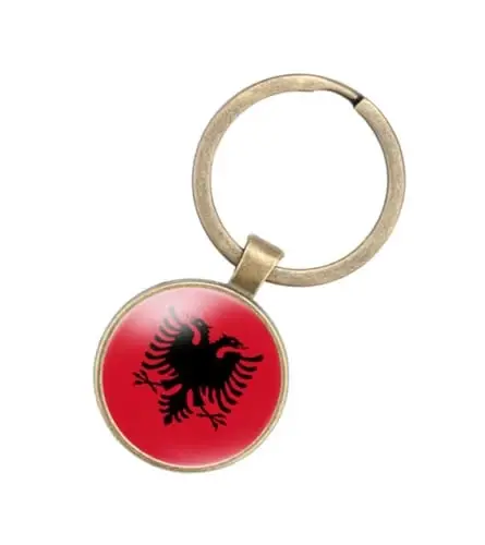 EnigmaGlow World Most Countries Flag Keyring Key Chain Zinc Alloy Keychains Daily Keychain Home Car Keys for Men Women - ENIGMAGLOW