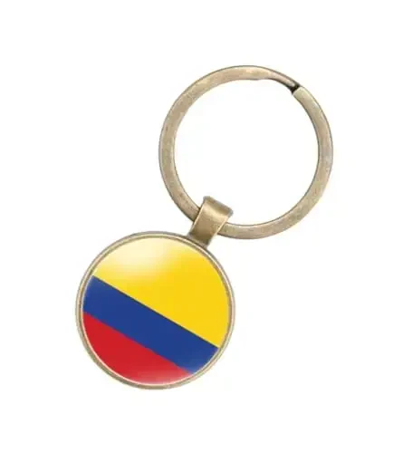 EnigmaGlow World Most Countries Flag Keyring Key Chain Zinc Alloy Keychains Daily Keychain Home Car Keys for Men Women - Modazone