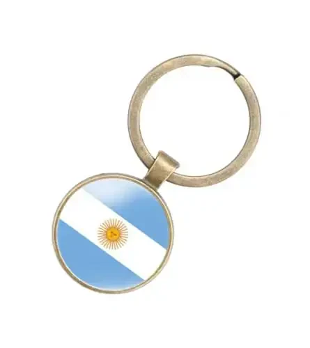 EnigmaGlow World Most Countries Flag Keyring Key Chain Zinc Alloy Keychains Daily Keychain Home Car Keys for Men Women 