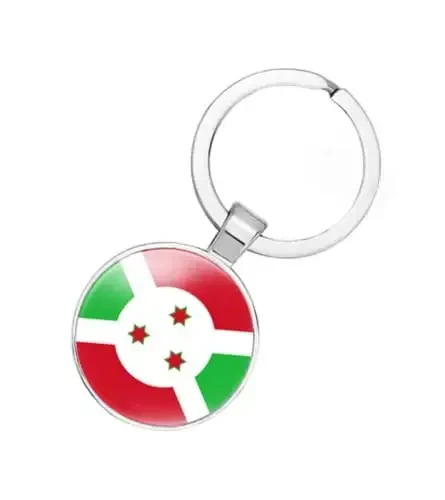 EnigmaGlow World Most Countries Flag Keyring Key Chain Zinc Alloy Keychains Daily Keychain Home Car Keys for Men Women - 1