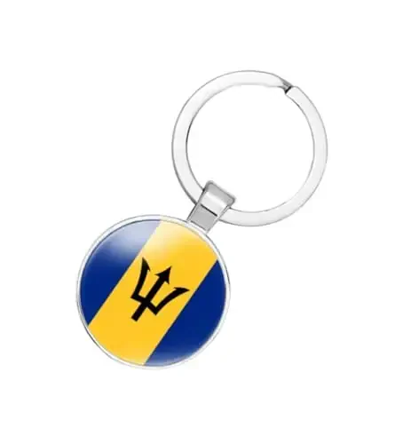 EnigmaGlow World Most Countries Flag Keyring Key Chain Zinc Alloy Keychains Daily Keychain Home Car Keys for Men Women 