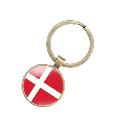 EnigmaGlow World Most Countries Flag Keyring Key Chain Zinc Alloy Keychains Daily Keychain Home Car Keys for Men Women - 1