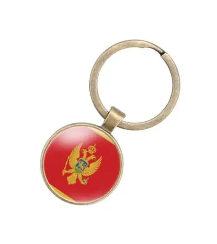 EnigmaGlow World Most Countries Flag Keyring Key Chain Zinc Alloy Keychains Daily Keychain Home Car Keys for Men Women - 1