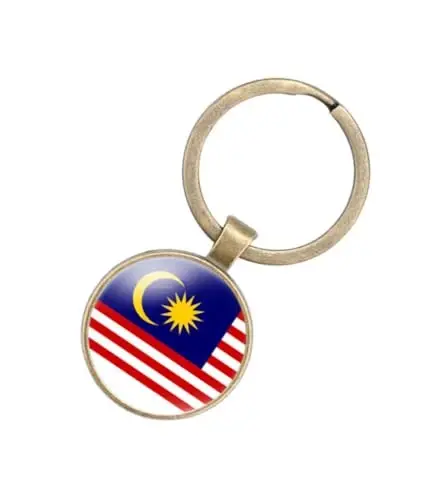 EnigmaGlow World Most Countries Flag Keyring Key Chain Zinc Alloy Keychains Daily Keychain Home Car Keys for Men Women - 1