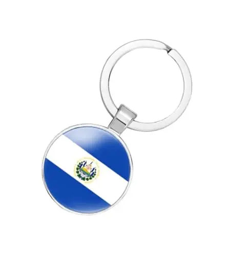 EnigmaGlow World Most Countries Flag Keyring Key Chain Zinc Alloy Keychains Daily Keychain Home Car Keys for Men Women - 1