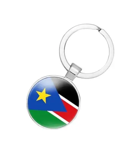 EnigmaGlow World Most Countries Flag Keyring Key Chain Zinc Alloy Keychains Daily Keychain Home Car Keys for Men Women - 1